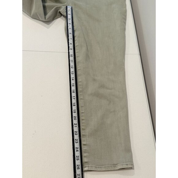 Chico’s So Slimming Girlfriend Ankle Jeans Size 3 16 Green Stretch Denim - Picture 11 of 14